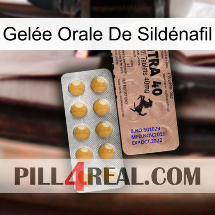 Gelée Orale De Sildénafil 41